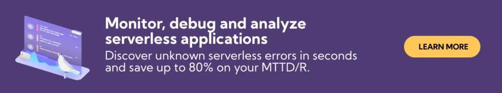 Serverless monitoring