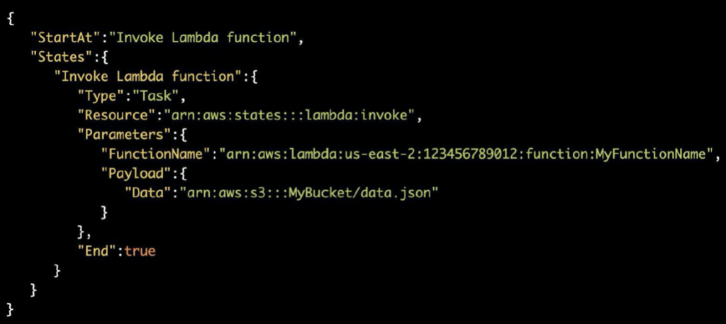 Step Functions: Import S3 payloads