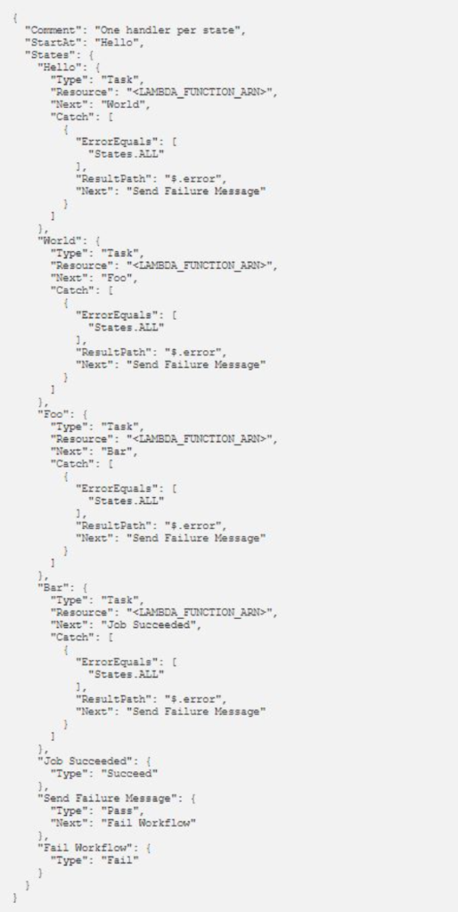 AWS Step Functions: Bad Declaration