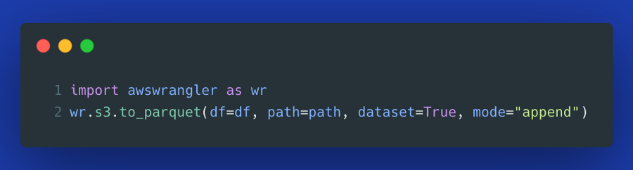 Ingestion into an S3 data lake 